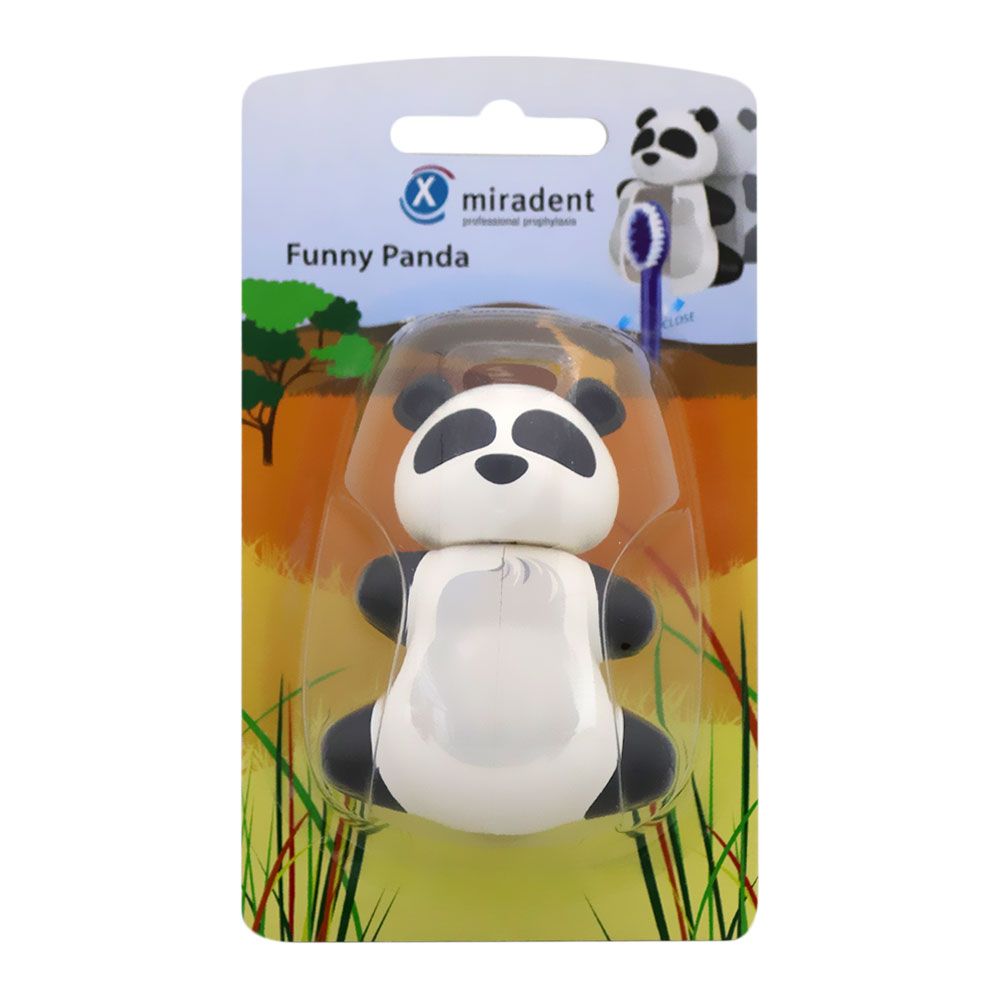 Miradent Funny Panda Toothbrush Holder 630222 - Easy Pharmacy LLC