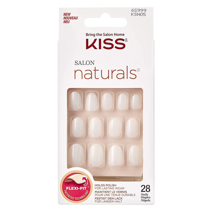 Kiss Salon Acrylic Natural Nails, KSN05C, Pack of 28's - Easy Pharmacy LLC