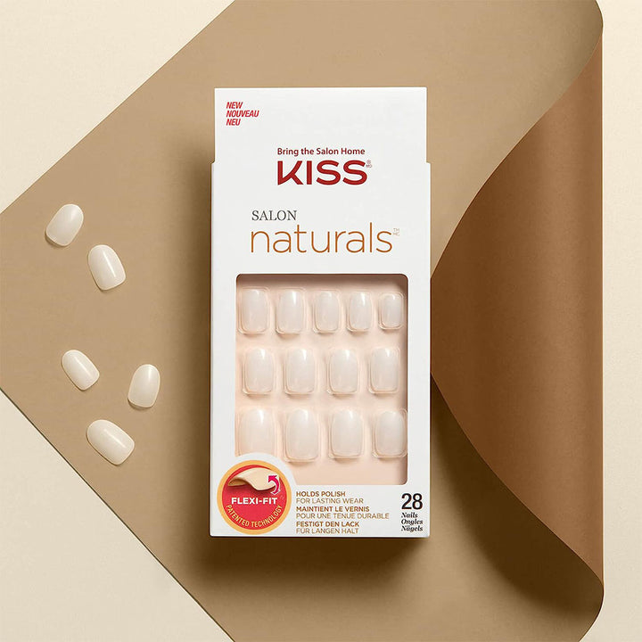 Kiss Salon Acrylic Natural Nails, KSN05C, Pack of 28's - Easy Pharmacy LLC