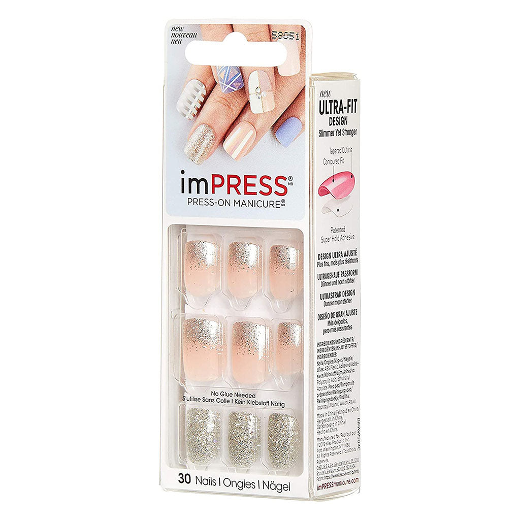 Kiss Broadway Impress Press-On Nails, Fire, BIPD011C, Pack of 30's - Easy Pharmacy LLC