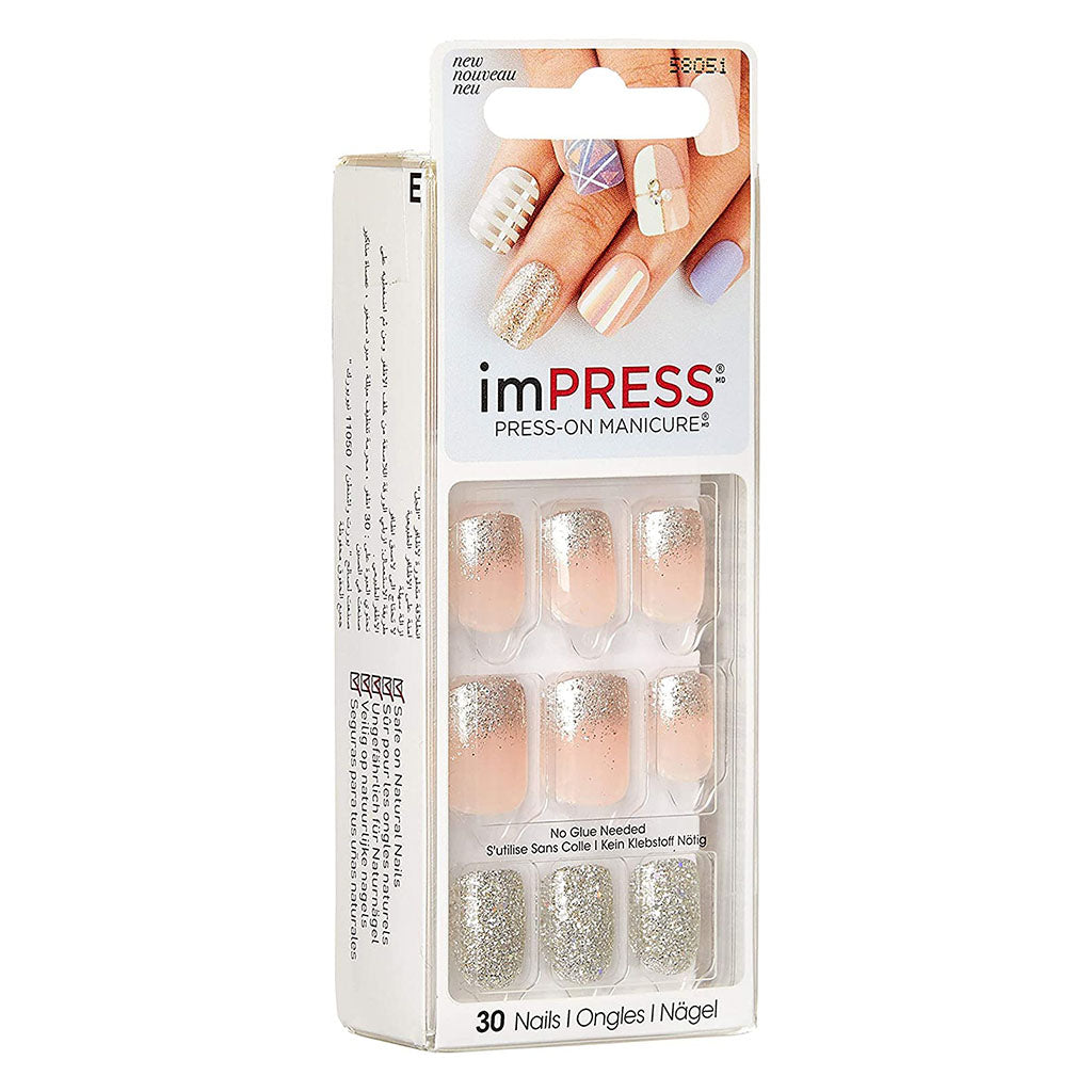 Kiss Broadway Impress Press-On Nails, Fire, BIPD011C, Pack of 30's - Easy Pharmacy LLC