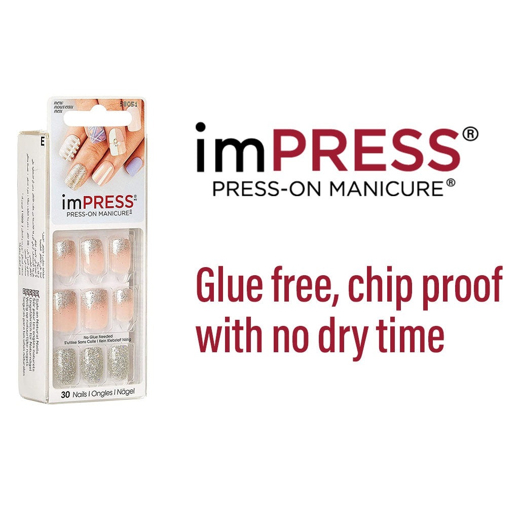Kiss Broadway Impress Press-On Nails, Fire, BIPD011C, Pack of 30's - Easy Pharmacy LLC