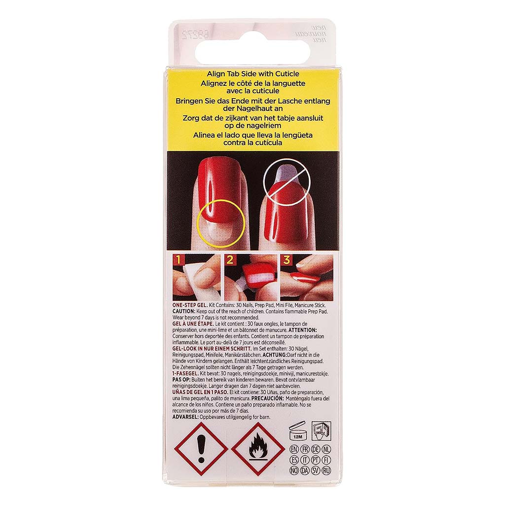 Kiss Broadway Impress Press-On Nails, Power Up, BIPA016C, Pack of 30's - Easy Pharmacy LLC