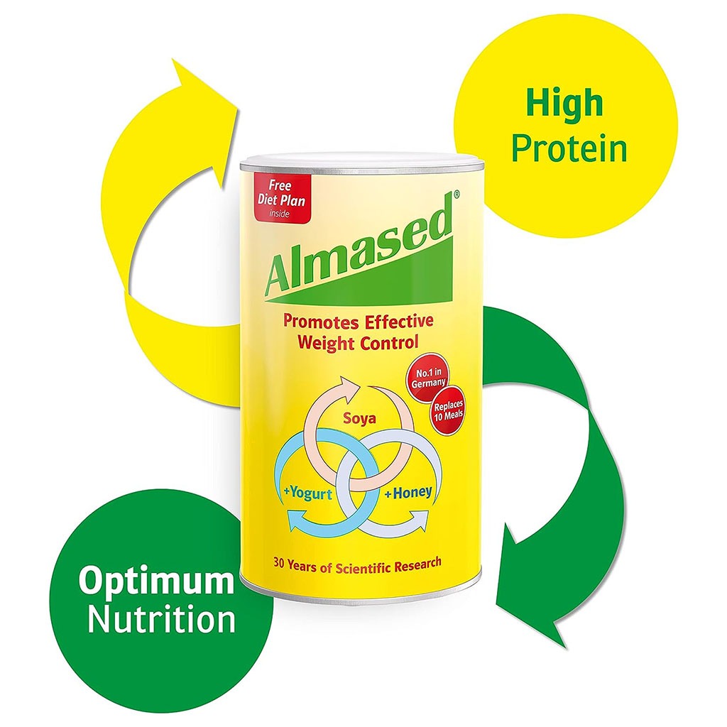 Almased Soya, Yogurt and Honey Meal Replacement for Weight Loss 500 g - Easy Pharmacy LLC