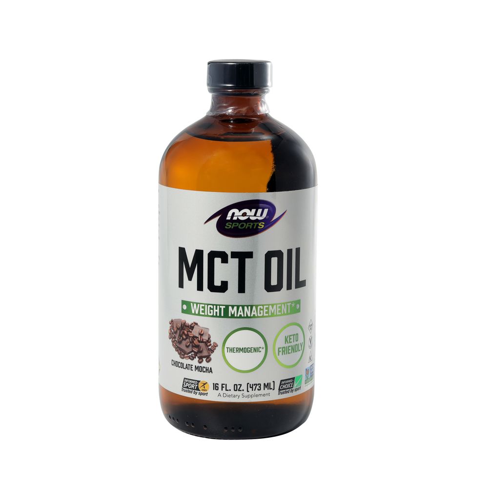 Now Sports MCT Oil Chocolate Mocha 473 mL - Easy Pharmacy LLC