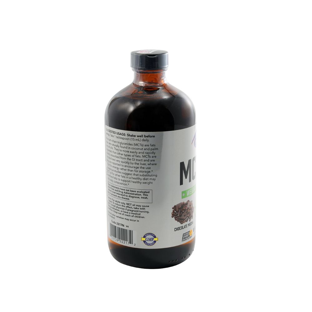 Now Sports MCT Oil Chocolate Mocha 473 mL - Easy Pharmacy LLC