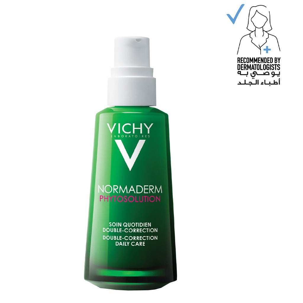 Vichy Normaderm Phytosolution Double Correction Daily Care Moisturiser For Oily & Acne Prone Skin With Salicylic Acid 50ml - Easy Pharmacy LLC
