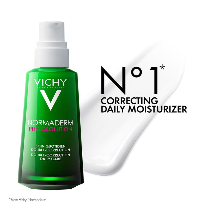 Vichy Normaderm Phytosolution Double Correction Daily Care Moisturiser For Oily & Acne Prone Skin With Salicylic Acid 50ml - Easy Pharmacy LLC