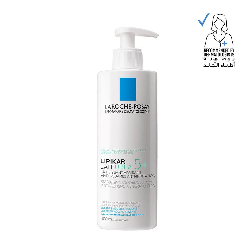 La Roche-Posay Lipikar Lait 5% Urea Body Lotion For Dry & Rough Skin 400ml - Easy Pharmacy LLC