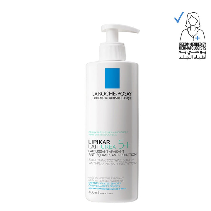 La Roche-Posay Lipikar Lait 5% Urea Body Lotion For Dry & Rough Skin 400ml - Easy Pharmacy LLC