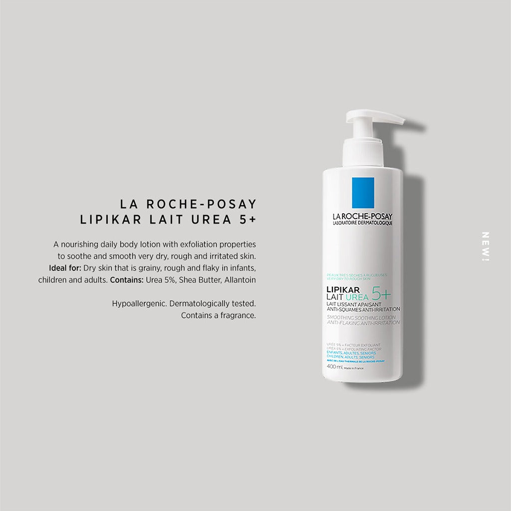 La Roche-Posay Lipikar Lait 5% Urea Body Lotion For Dry & Rough Skin 400ml - Easy Pharmacy LLC