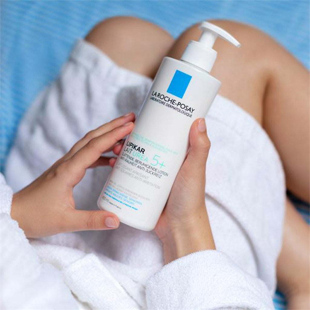 La Roche-Posay Lipikar Lait 5% Urea Body Lotion For Dry & Rough Skin 400ml - Easy Pharmacy LLC