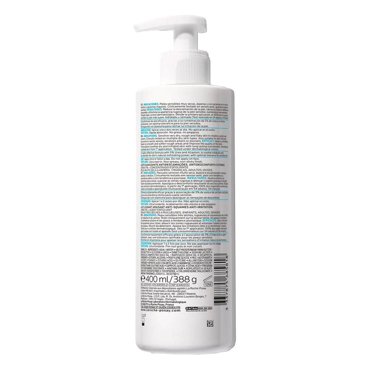 La Roche-Posay Lipikar Lait 5% Urea Body Lotion For Dry & Rough Skin 400ml - Easy Pharmacy LLC