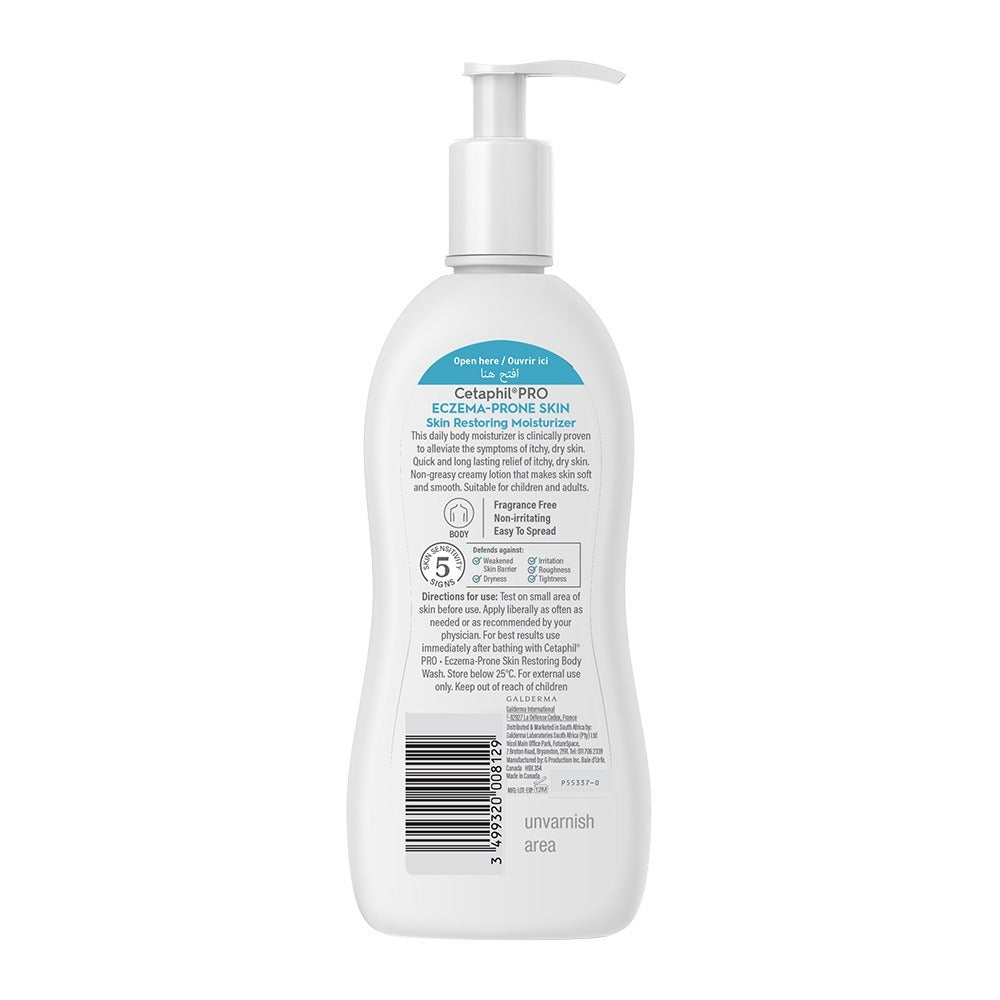 Cetaphil PRO Eczema Prone Skin Restoring Body Moisturizer For very dry, itchy Skin 295 mL - Easy Pharmacy LLC