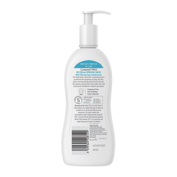 Cetaphil PRO Eczema Prone Skin Restoring Body Moisturizer For very dry, itchy Skin 295 mL - Easy Pharmacy LLC