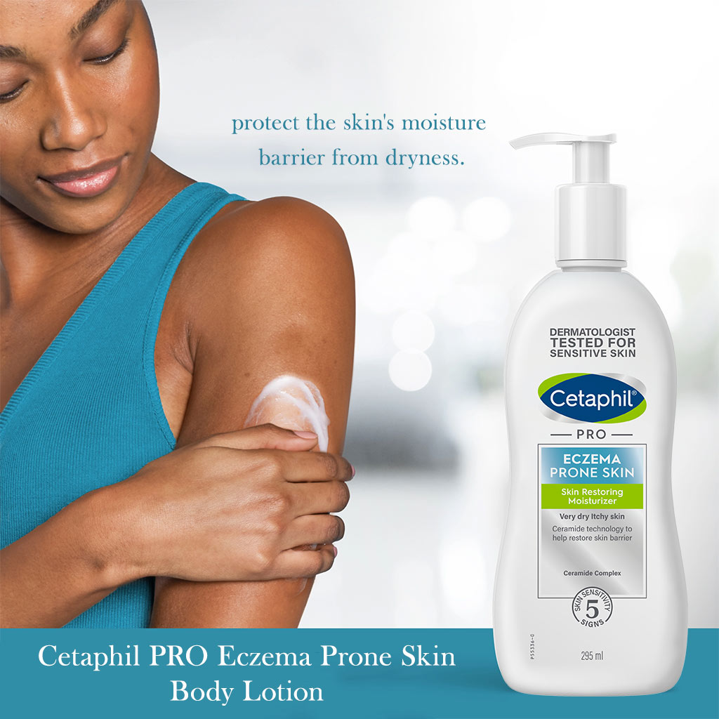 Cetaphil PRO Eczema Prone Skin Restoring Body Moisturizer For very dry, itchy Skin 295 mL - Easy Pharmacy LLC