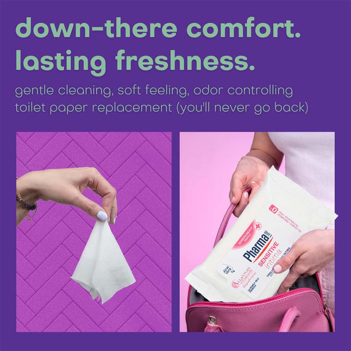 PharmaLine Sensitive Feminine Intimate Wipes 12's - Easy Pharmacy LLC