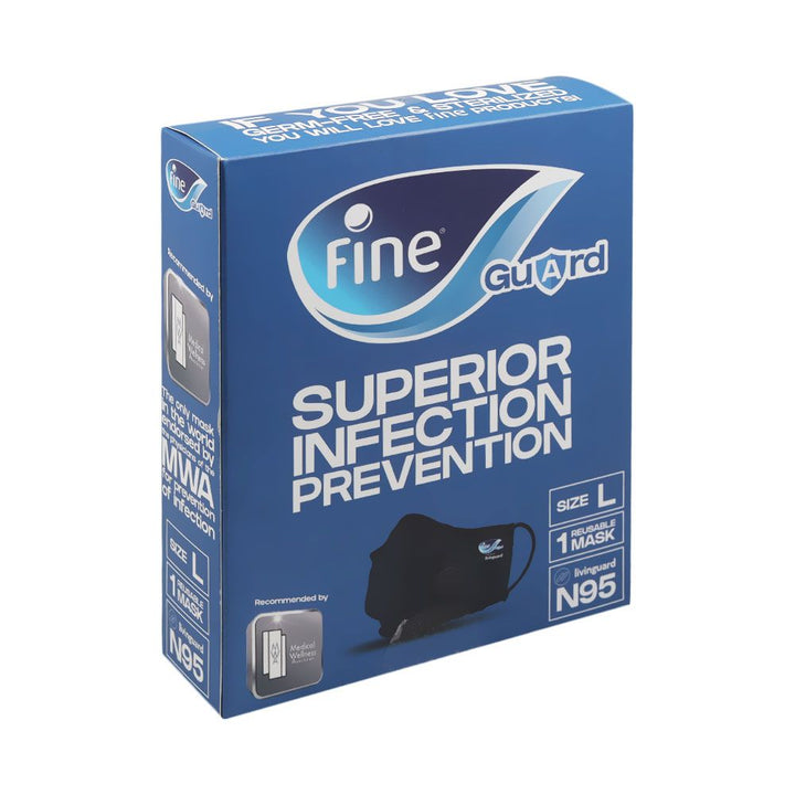 Fine Guard N95 Superior Infection Prevention Reusable Mask Large 1's - Easy Pharmacy LLC