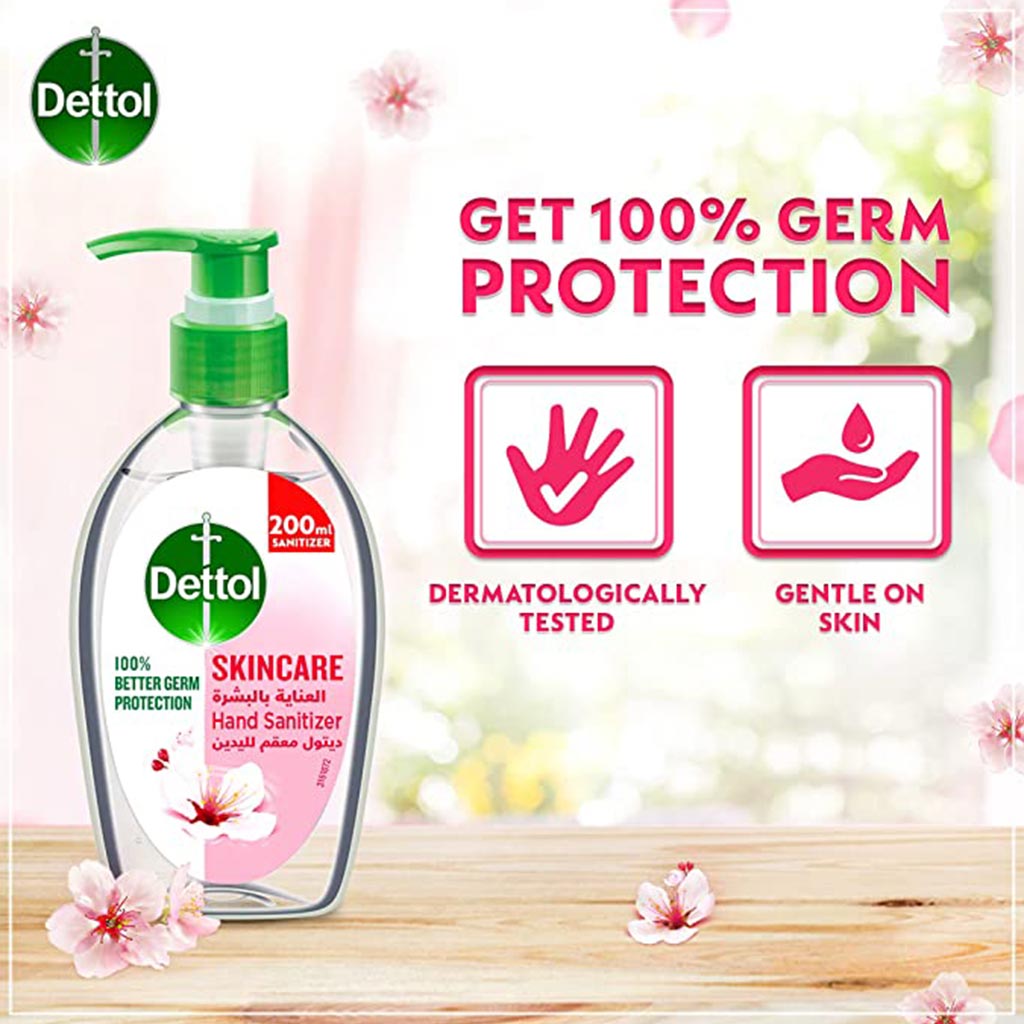 Dettol Skincare Hand Sanitizer Gel 200 mL - Easy Pharmacy LLC