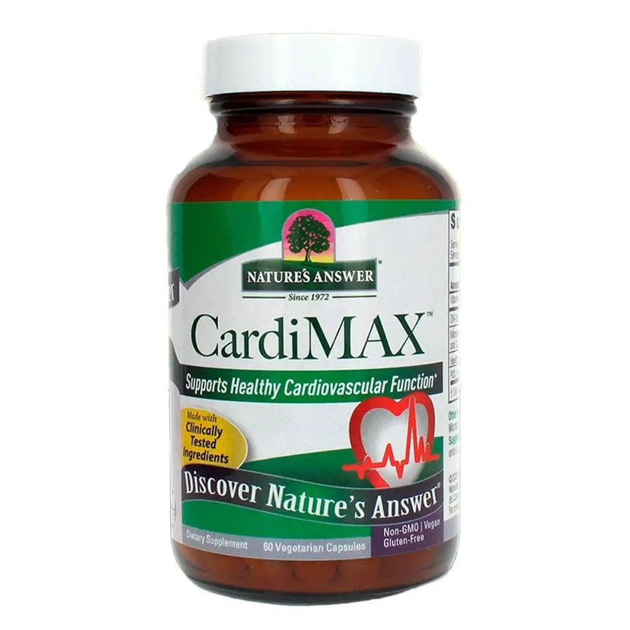 Nature’s Answer Cardimax Vegetarian Capsules – Daily Wellness & Antioxidant Support Supplement, 60 Count
