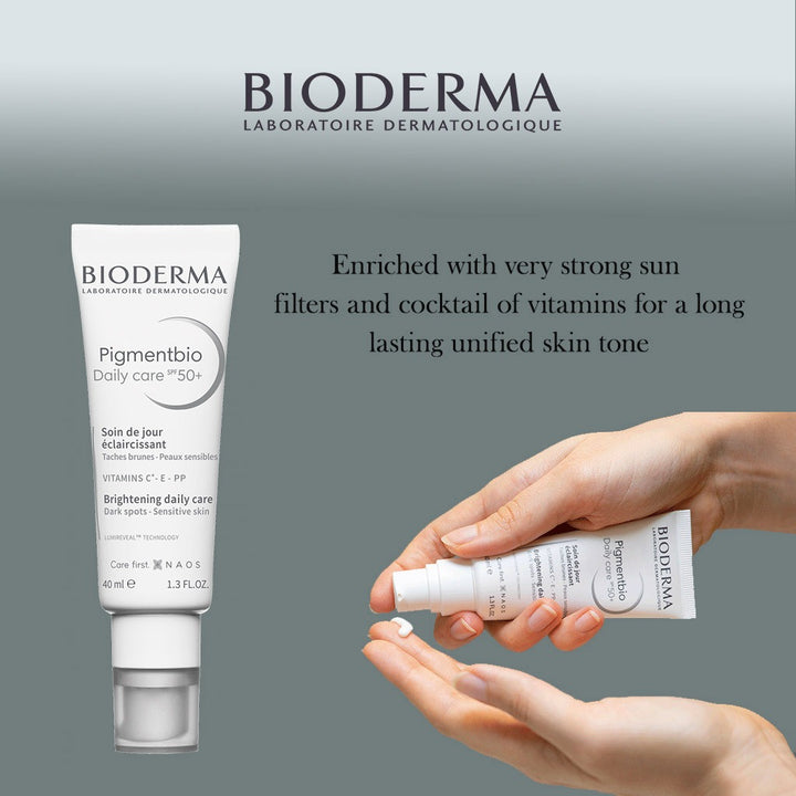 Bioderma Pigmentbio SPF50+ Dark Spot Brightening Daily Care Cream For Sensitive Skin 40 mL - Easy Pharmacy LLC