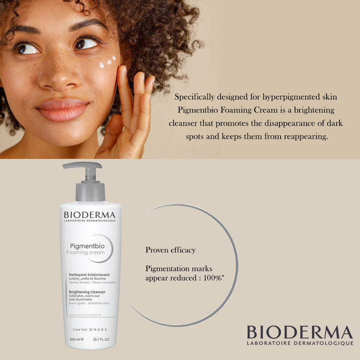 Bioderma Pigmentbio Brightening & Exfoliating Foaming Cream Cleanser 500 mL - Easy Pharmacy LLC