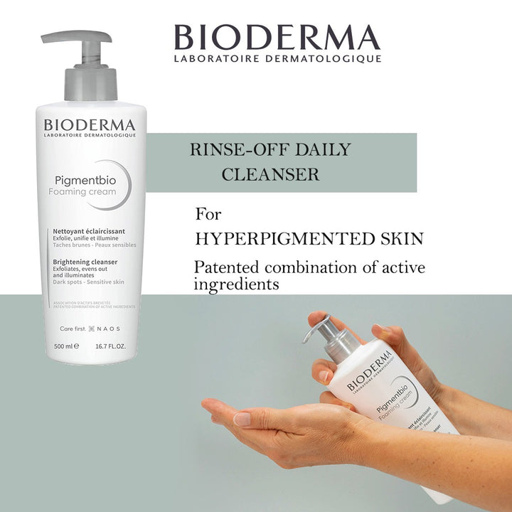 Bioderma Pigmentbio Brightening & Exfoliating Foaming Cream Cleanser 500 mL - Easy Pharmacy LLC