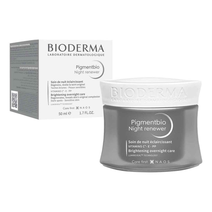 Bioderma Pigmentbio Night Renewer Brightening Overnight Skin Cream For Hyperpigmented Skin 50 mL - Easy Pharmacy LLC