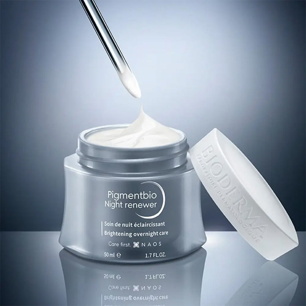 Bioderma Pigmentbio Night Renewer Brightening Overnight Skin Cream For Hyperpigmented Skin 50 mL - Easy Pharmacy LLC