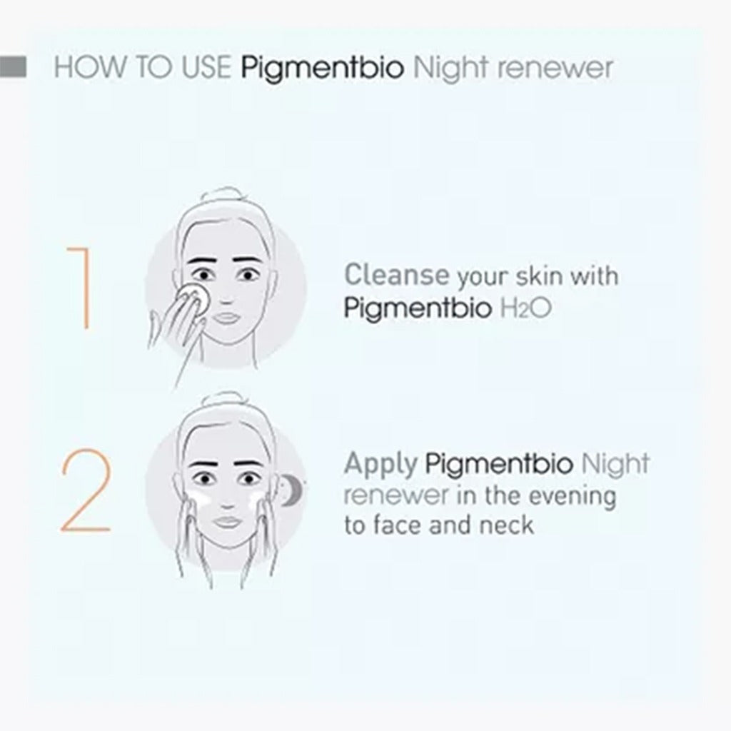 Bioderma Pigmentbio Night Renewer Brightening Overnight Skin Cream For Hyperpigmented Skin 50 mL - Easy Pharmacy LLC