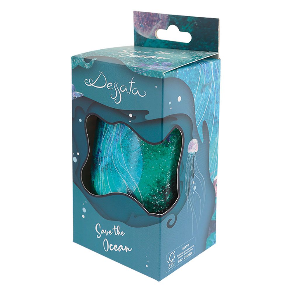 Dessata Maxi Prints Detangling Brush Save The Ocean Design - Easy Pharmacy LLC