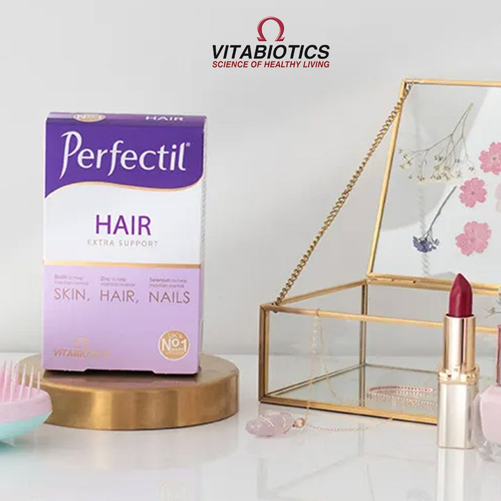 Vitabiotics Perfectil Extra Support Tablets For Hair, Skin & Nails, Pack of 60's - Easy Pharmacy LLC