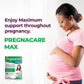 Vitabiotics Pregnacare Max Prenatal Dual Pack With Folic Acid And Omega 3 For Pregnancy Support