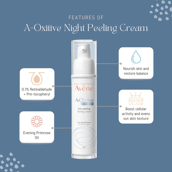 Avene A-Oxitive Anti-Ageing Night Peeling Cream 30ml - Easy Pharmacy LLC