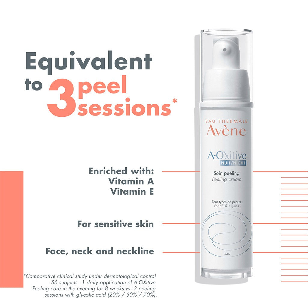 Avene A-Oxitive Anti-Ageing Night Peeling Cream 30ml - Easy Pharmacy LLC