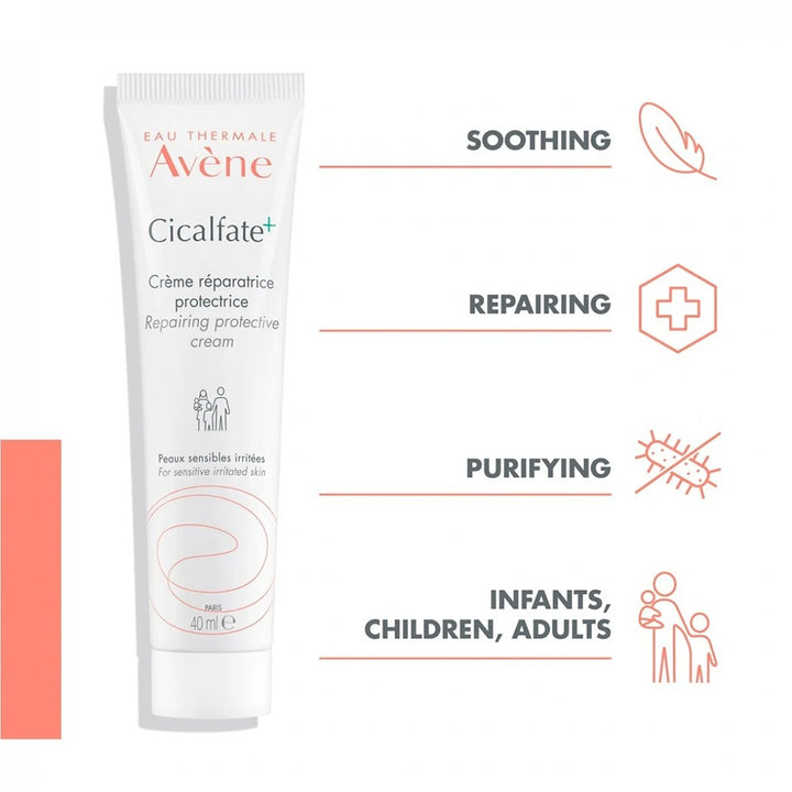 Avene Cicalfate+ Repairing Protective Cream For Sensitive Skin Prone To Irritation 40ml - Easy Pharmacy LLC