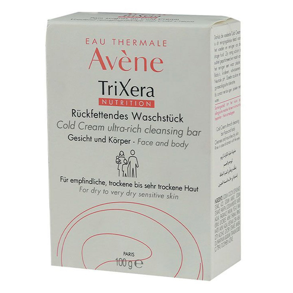 Avene Trixera Cold Cream Cleansing Soap Bar 100 g - Easy Pharmacy LLC