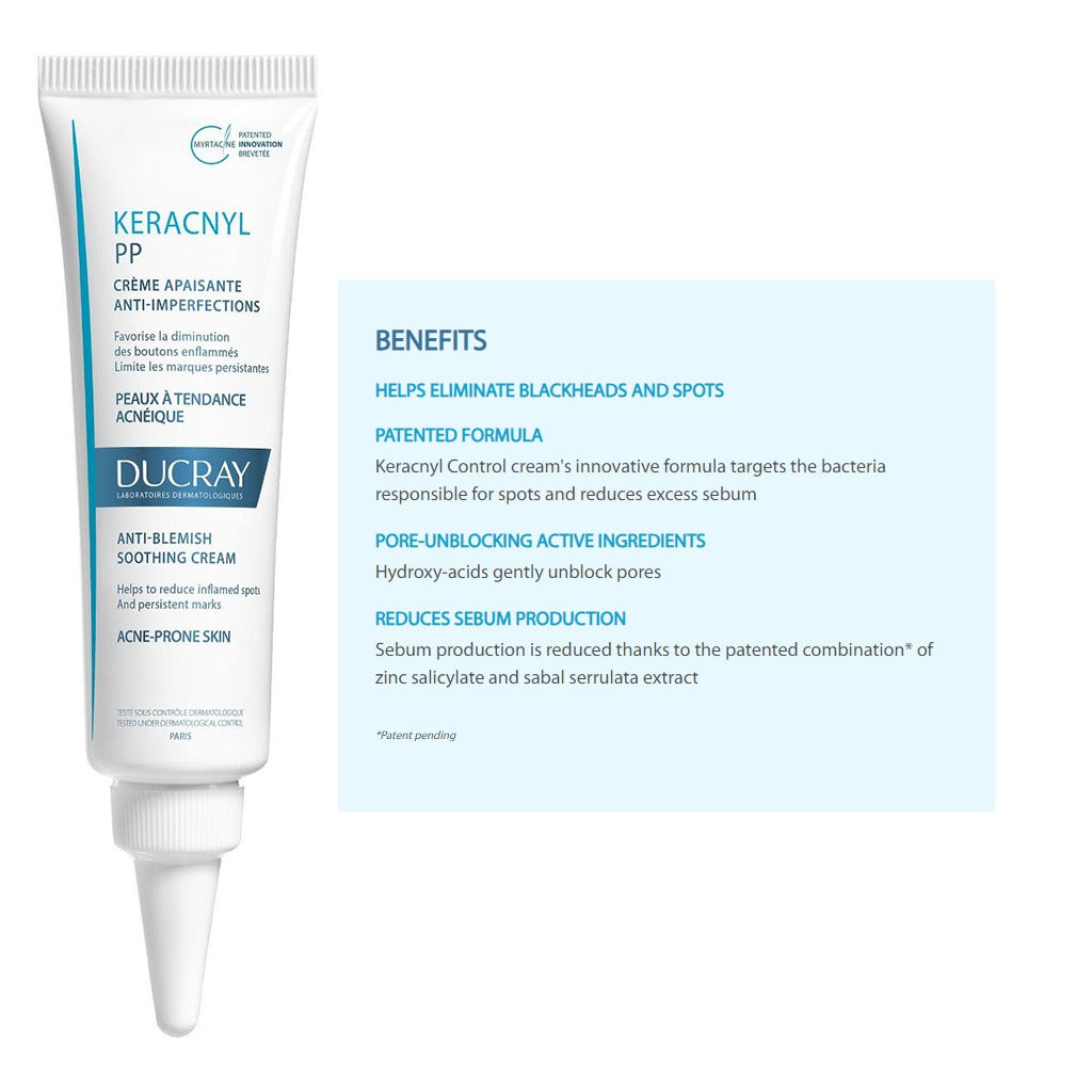 Ducray Keracnyl Control Cream 30 mL - Easy Pharmacy LLC