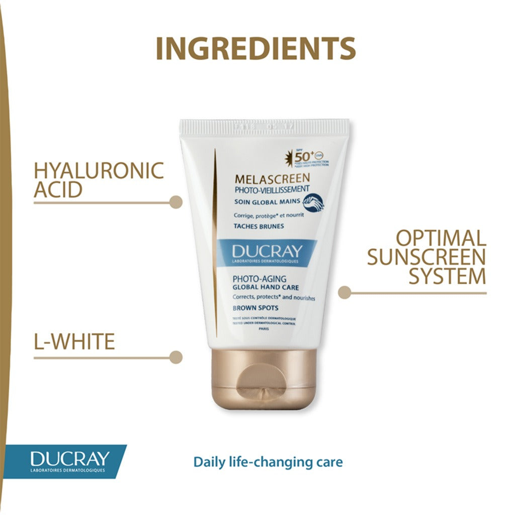 Ducray Melascreen SPF50+ Global Hand Care Cream 50 mL - Easy Pharmacy LLC