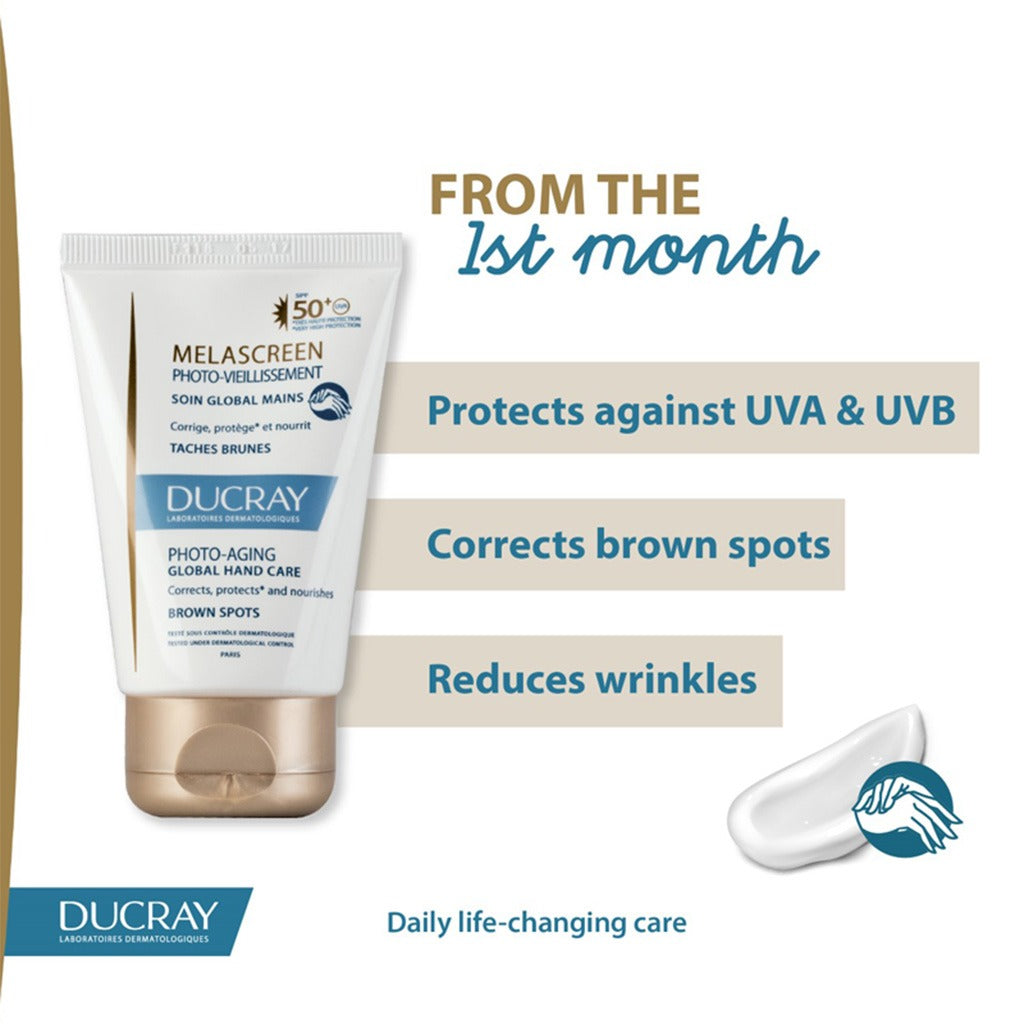 Ducray Melascreen SPF50+ Global Hand Care Cream 50 mL - Easy Pharmacy LLC
