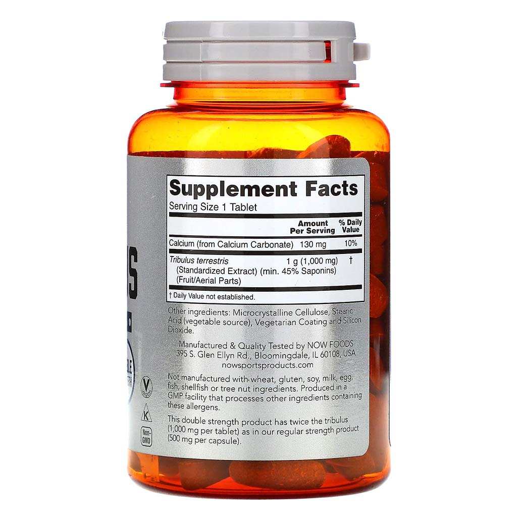 Now Tribulus 1000mg, Double Strength Tablets, For Men's Health, Pack of 90's - Easy Pharmacy LLC