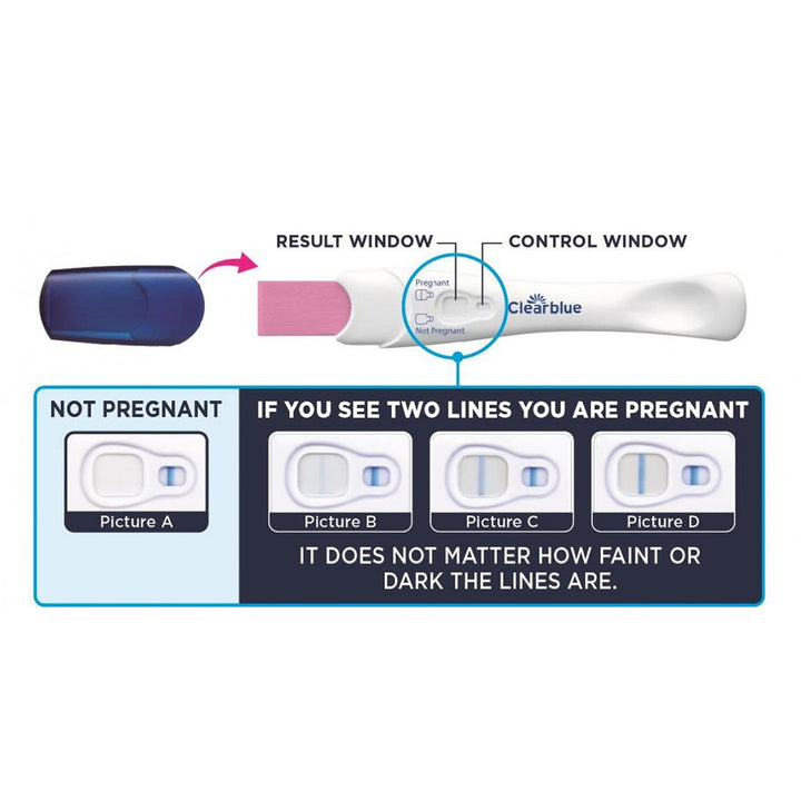 Clear Blue Ultra Early Pregnancy Test Kit 1's - Easy Pharmacy LLC
