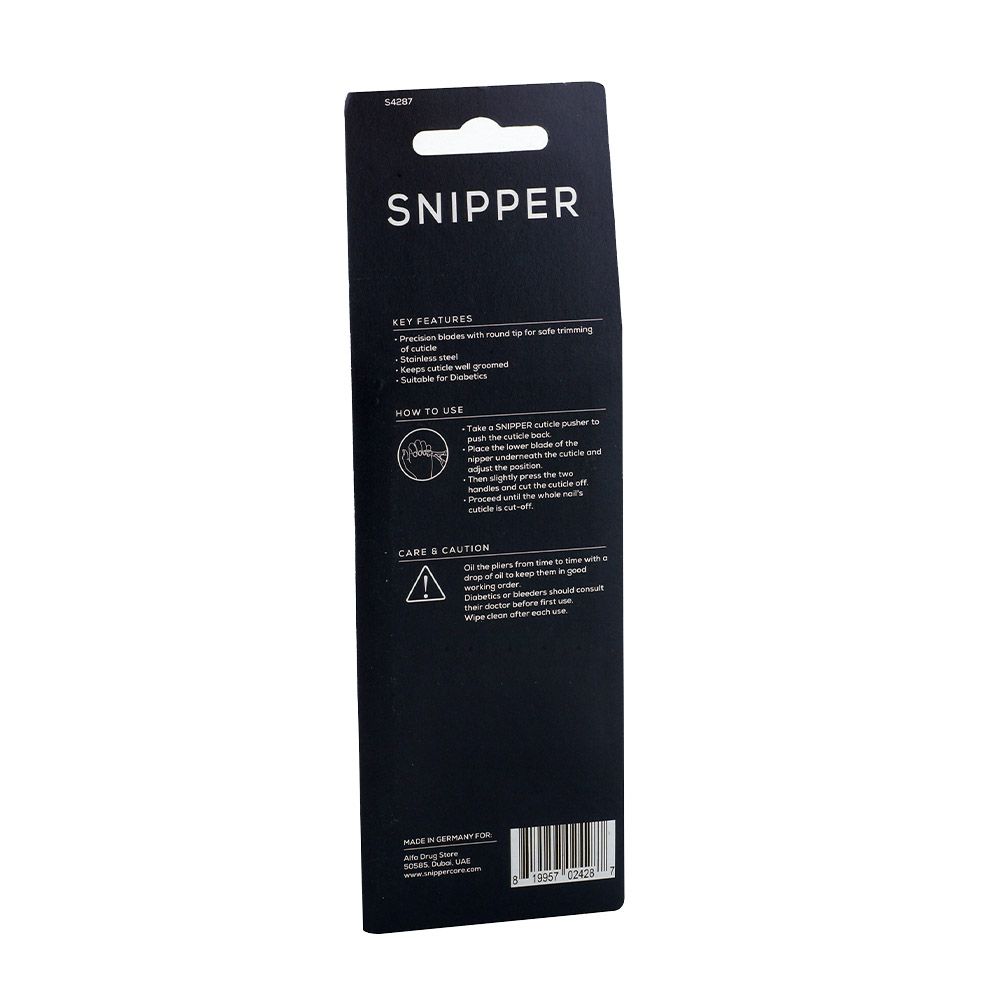Snipper Diabetic Cuticle Nipper S4287 - Easy Pharmacy LLC