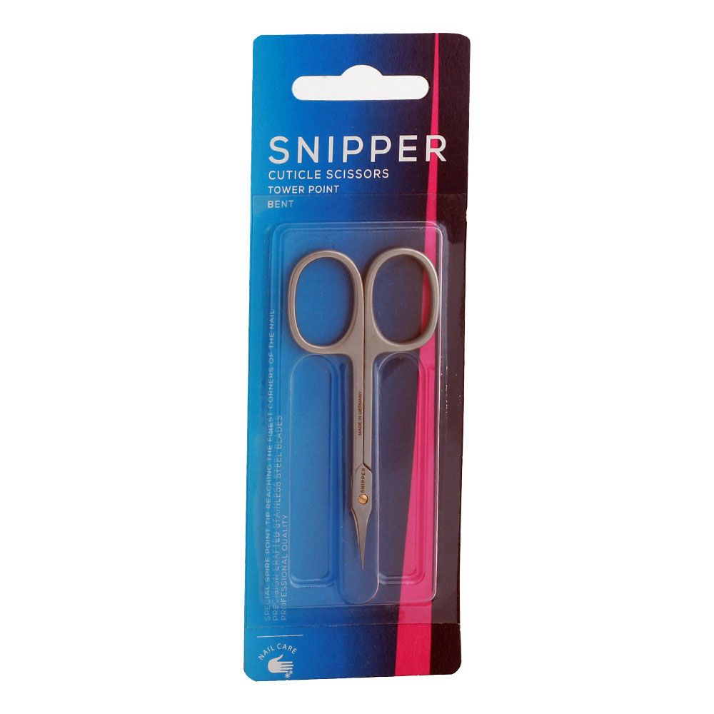 Snipper Cuticle Scissors Tower Point Bent S4355 - Easy Pharmacy LLC