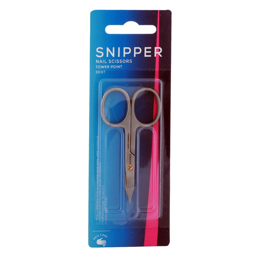 Snipper Nail Scissors Tower Point Bent S4379 - Easy Pharmacy LLC