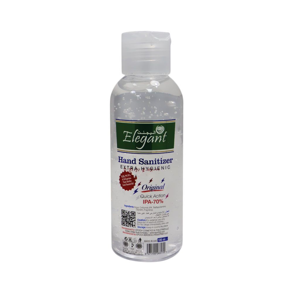 Elegant Hand Sanitizer Gel 100 mL - Easy Pharmacy LLC