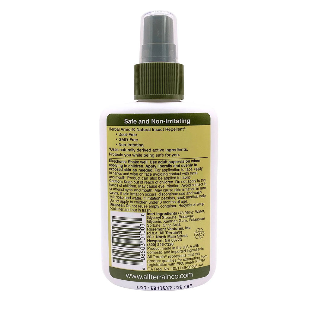 All Terrain Herbal Armor DEET Free Natural Insect Repellant Spray 120ml - Easy Pharmacy LLC