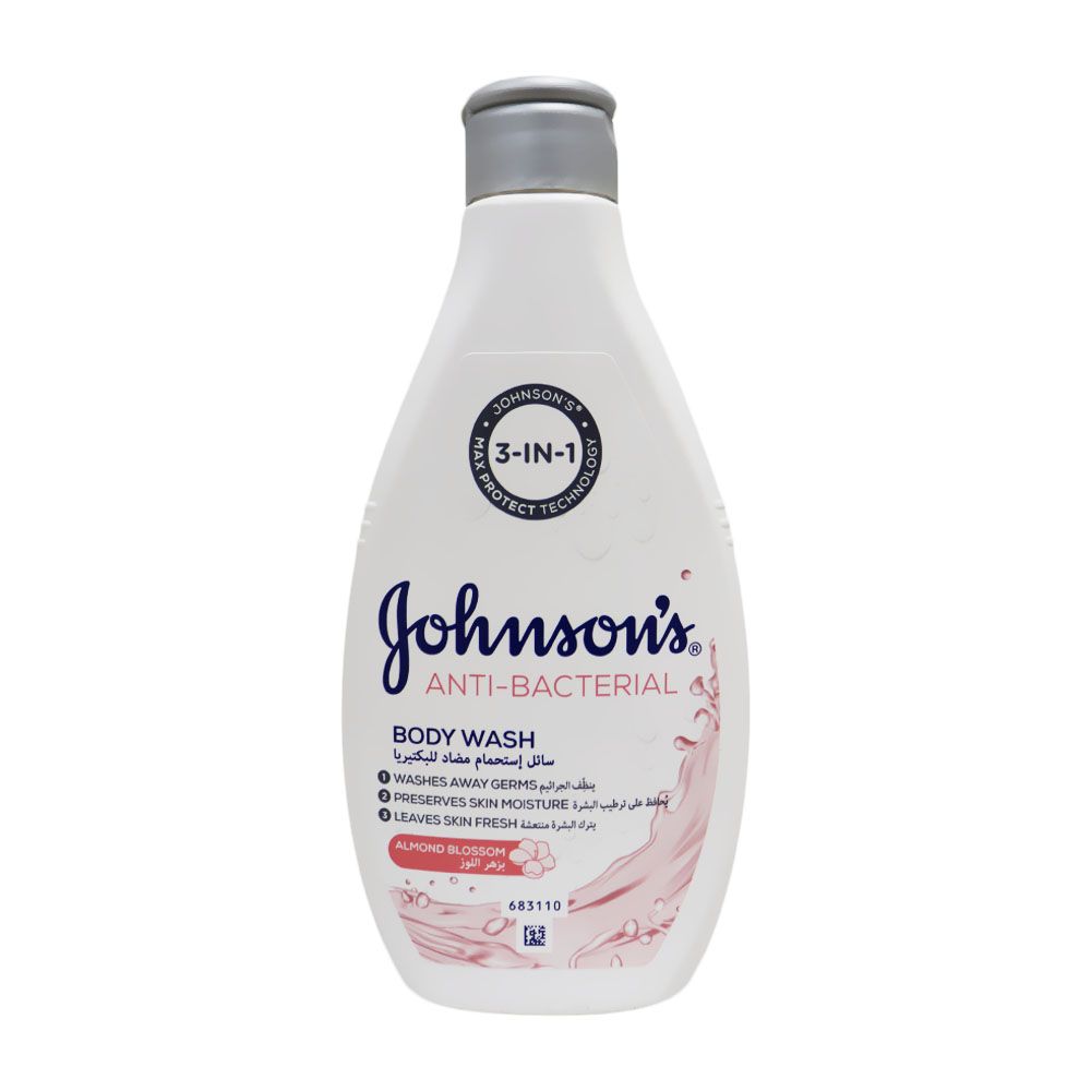 Johnson & Johnson 3 in 1 Antibacterial Almond Blossom Wash 250 mL - Easy Pharmacy LLC