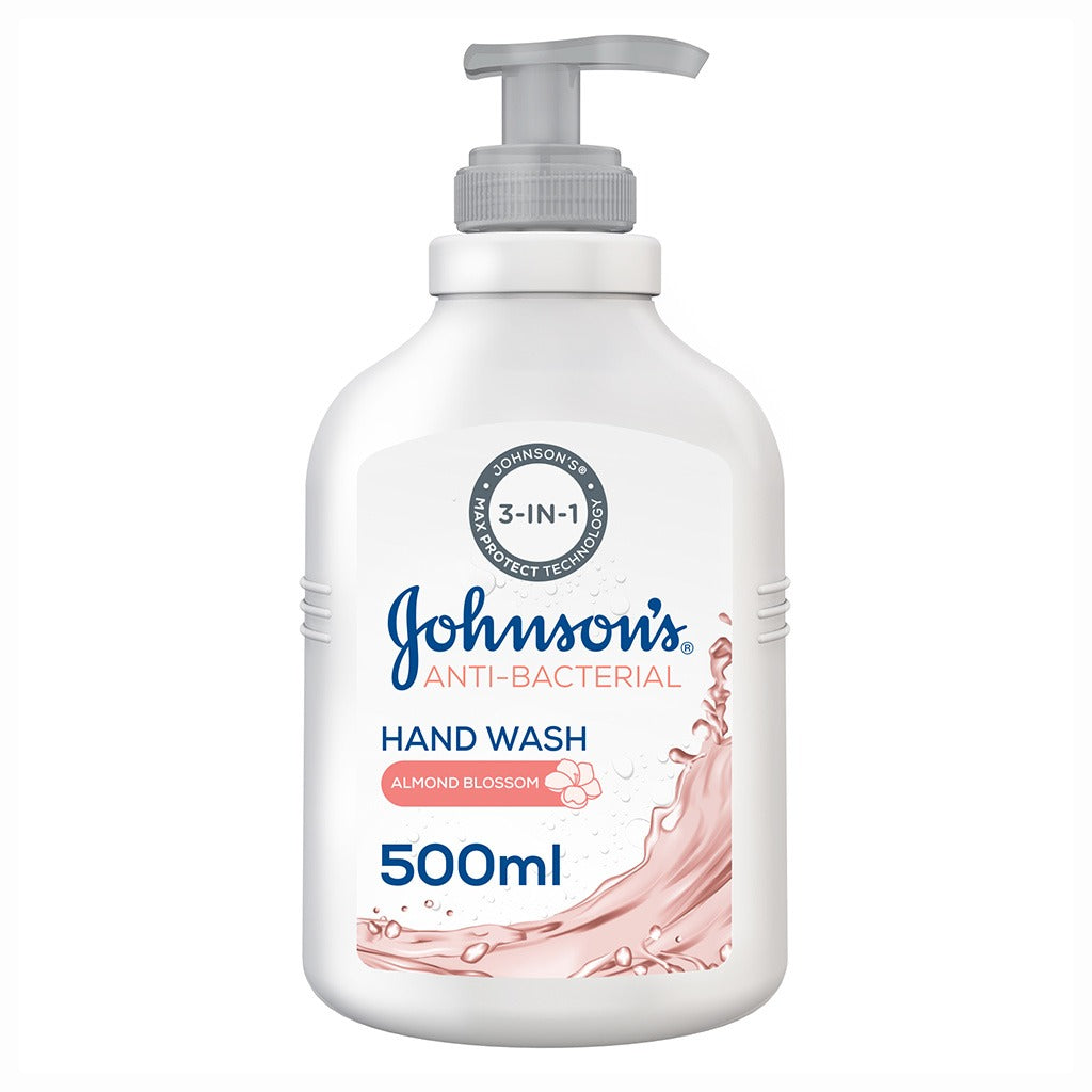 Johnson's Almond Blossom Anti-Bacterial Hand Wash 500ml - Easy Pharmacy LLC