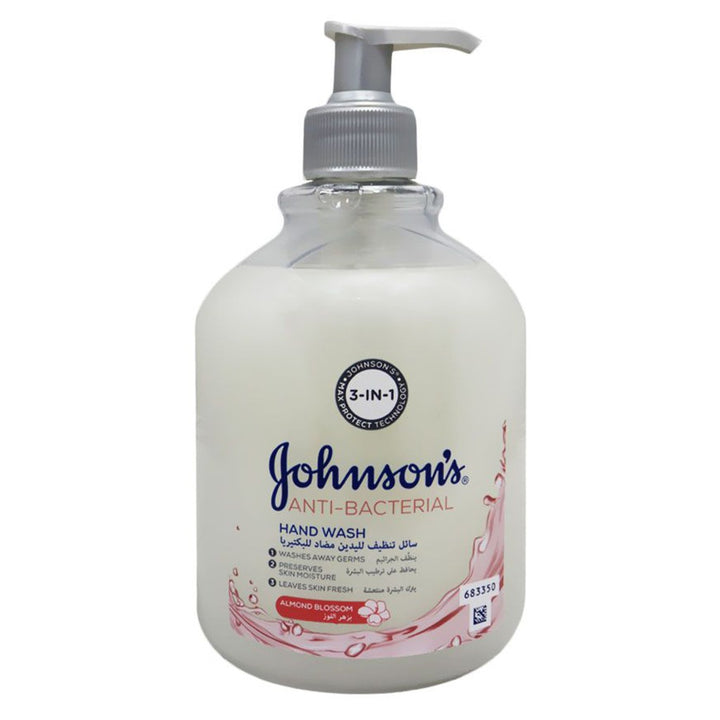 Johnson's Almond Blossom Anti-Bacterial Hand Wash 500ml - Easy Pharmacy LLC
